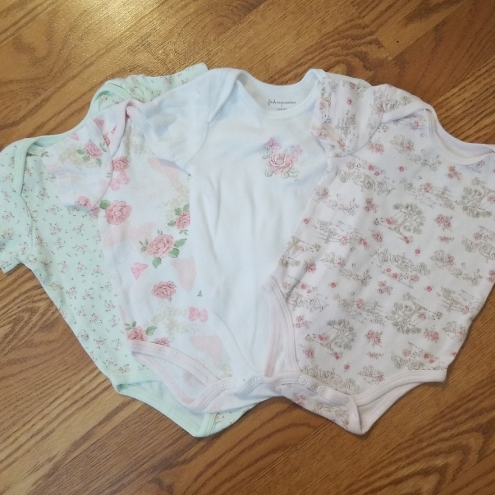 Bundle 4 First Impressions Pretty Onesies